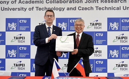 Taipei Tech signs an agreement and Expands Academic Cooperation with Czech Technical University -3